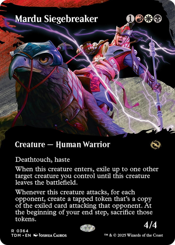Mardu Siegebreaker (Borderless) [Tarkir: Dragonstorm] | Galactic Gamez
