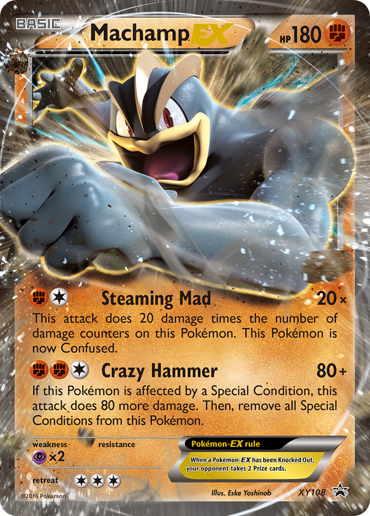 Machamp EX (XY108) [XY: Black Star Promos] | Galactic Gamez