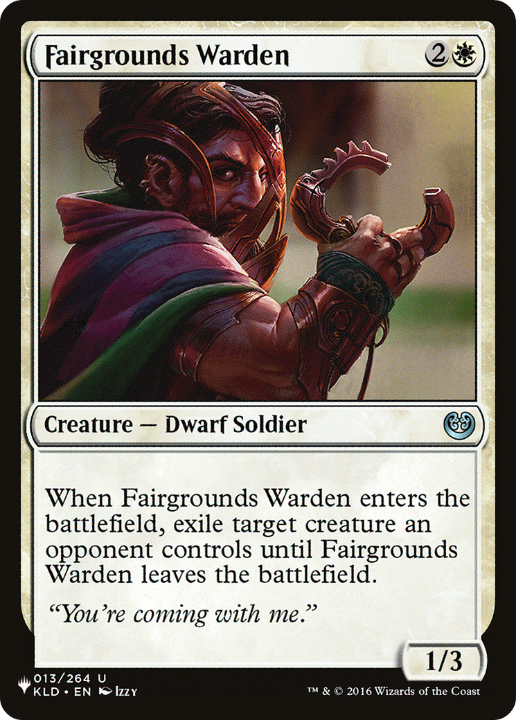 Fairgrounds Warden [The List Reprints] | Galactic Gamez