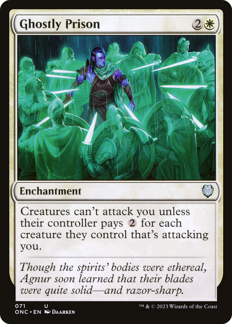 Ghostly Prison [Phyrexia: All Will Be One Commander] | Galactic Gamez