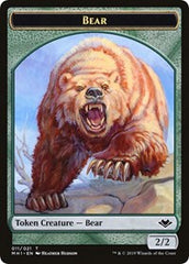 Bear // Spirit Double-Sided Token [Modern Horizons Tokens] | Galactic Gamez