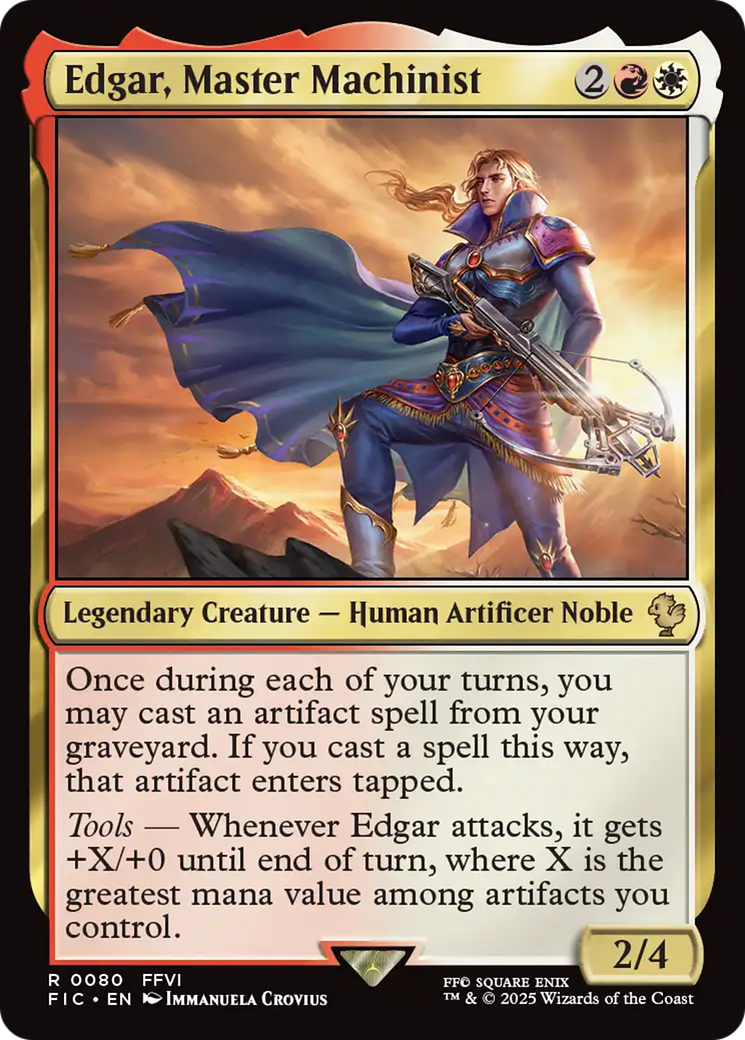 Edgar, Master Machinist [FINAL FANTASY Commander] | Galactic Gamez