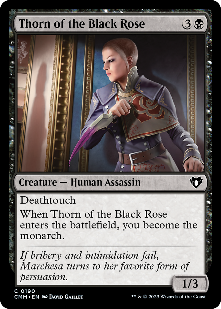 Thorn of the Black Rose [Commander Masters] | Galactic Gamez