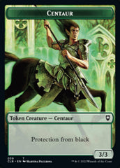 Horror // Centaur Double-Sided Token [Commander Legends: Battle for Baldur's Gate Tokens] | Galactic Gamez