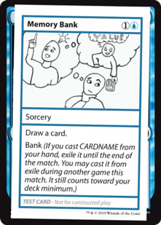 Memory Bank (2021 Edition) [Mystery Booster Playtest Cards] | Galactic Gamez