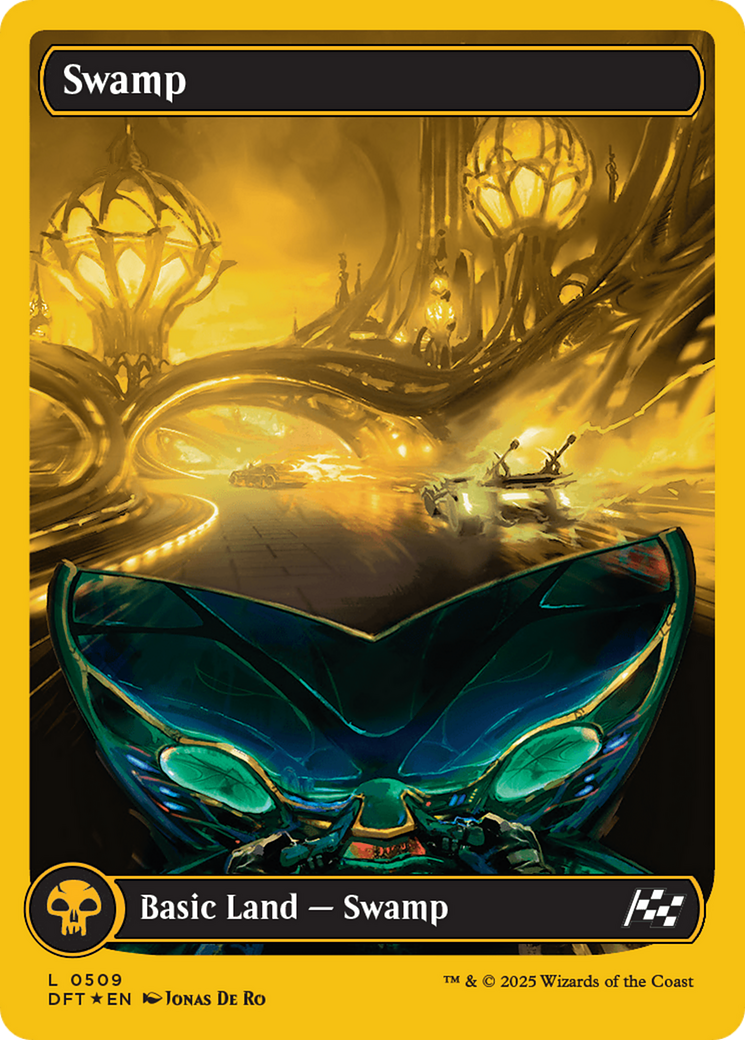 Swamp (0509) (First-Place Foil) [Aetherdrift] | Galactic Gamez