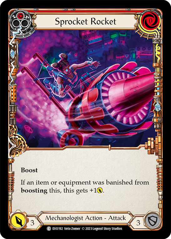 Sprocket Rocket (Red) [EVO192] (Bright Lights) | Galactic Gamez