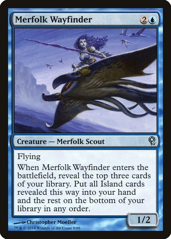 Merfolk Wayfinder [Duel Decks: Jace vs. Vraska] | Galactic Gamez