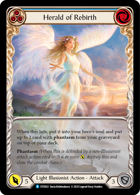 Herald of Rebirth (Blue) [DTD022] (Dusk Till Dawn) | Galactic Gamez