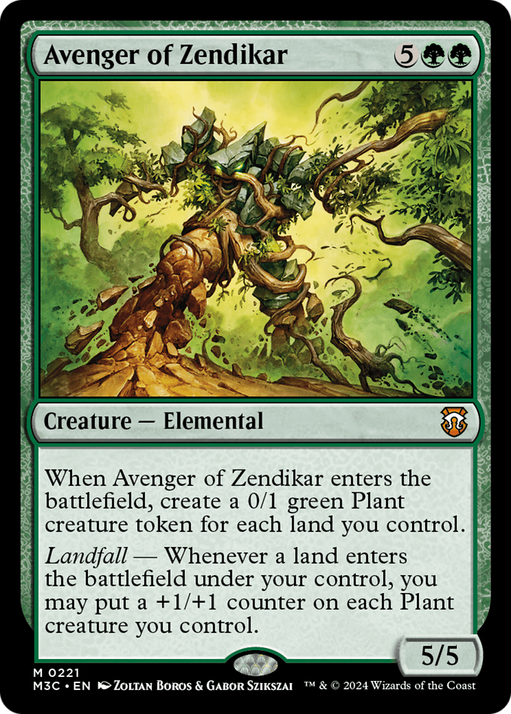 Avenger of Zendikar (Ripple Foil) [Modern Horizons 3 Commander] | Galactic Gamez