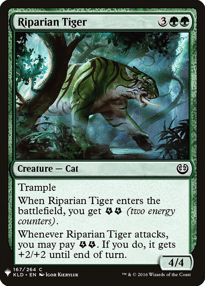 Riparian Tiger [Mystery Booster] | Galactic Gamez