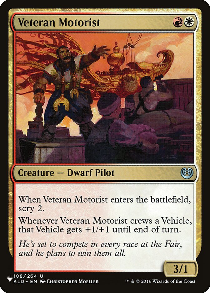 Veteran Motorist [The List] | Galactic Gamez