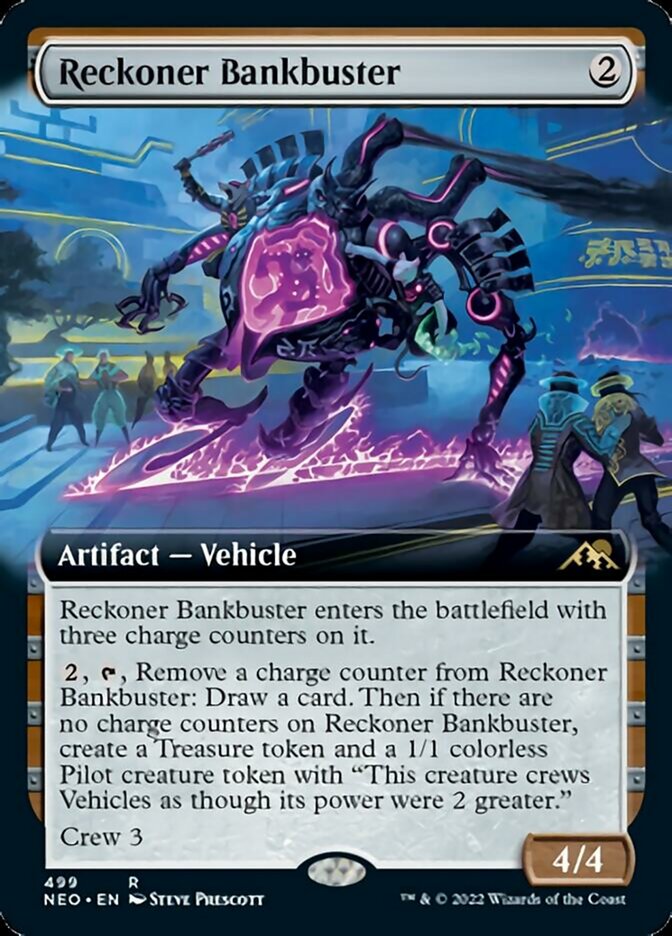 Reckoner Bankbuster (Extended Art) [Kamigawa: Neon Dynasty] | Galactic Gamez