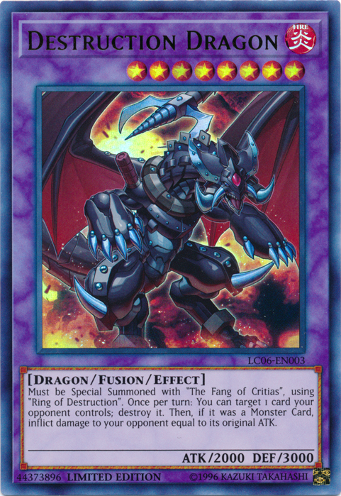 Destruction Dragon - LC06-EN003 [LC06-EN003] Ultra Rare | Galactic Gamez