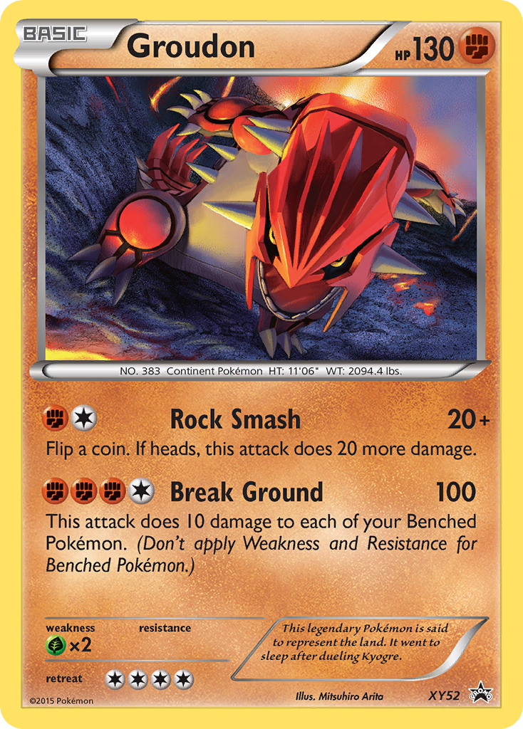 Groudon (XY52) [XY: Black Star Promos] | Galactic Gamez