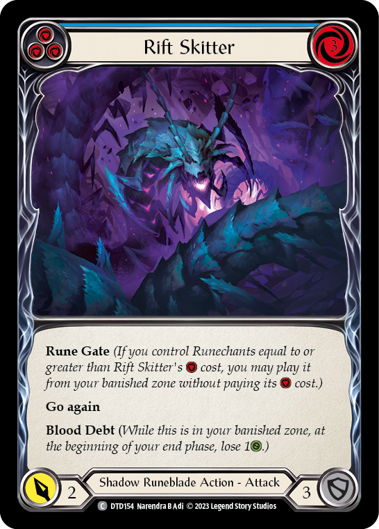 Rift Skitter (Blue) [DTD154] (Dusk Till Dawn) | Galactic Gamez