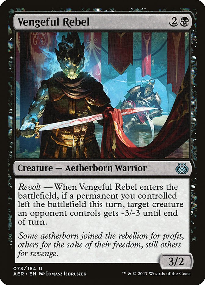 Vengeful Rebel [Aether Revolt] | Galactic Gamez