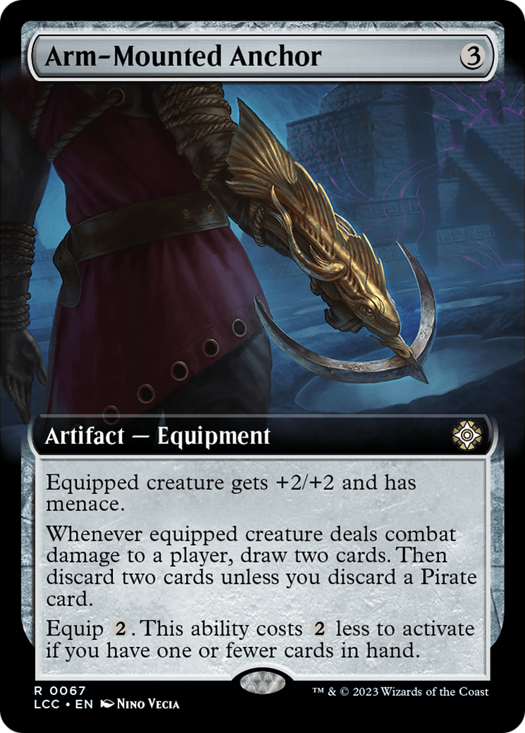 Arm-Mounted Anchor (Extended Art) [The Lost Caverns of Ixalan Commander] | Galactic Gamez