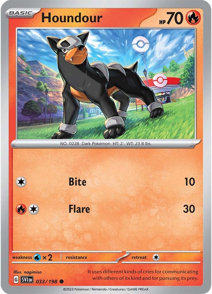 Houndour (033/198) [Scarlet & Violet: Base Set] | Galactic Gamez