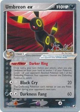 Umbreon ex (112/115) (Eeveelutions - Jimmy Ballard) [World Championships 2006] | Galactic Gamez