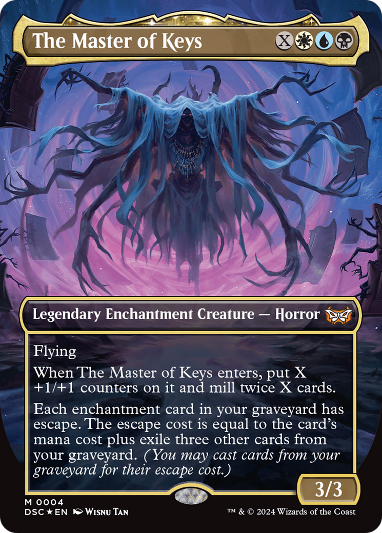 The Master of Keys (Borderless) [Duskmourn: House of Horror Commander] | Galactic Gamez