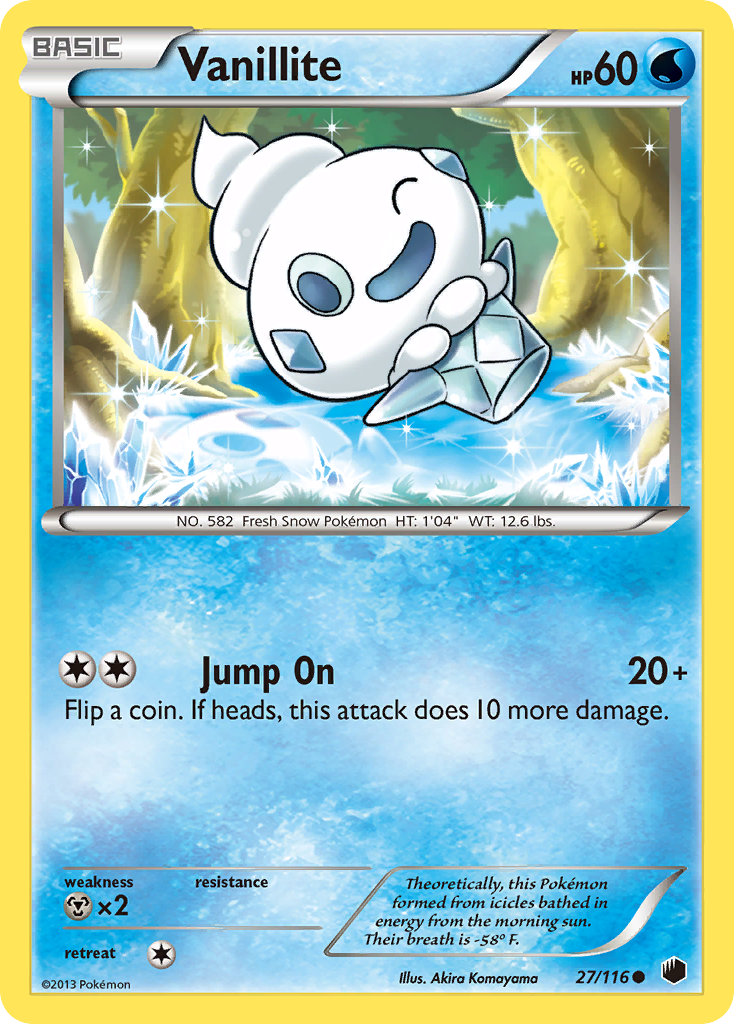 Vanillite (27/116) [Black & White: Plasma Freeze] | Galactic Gamez