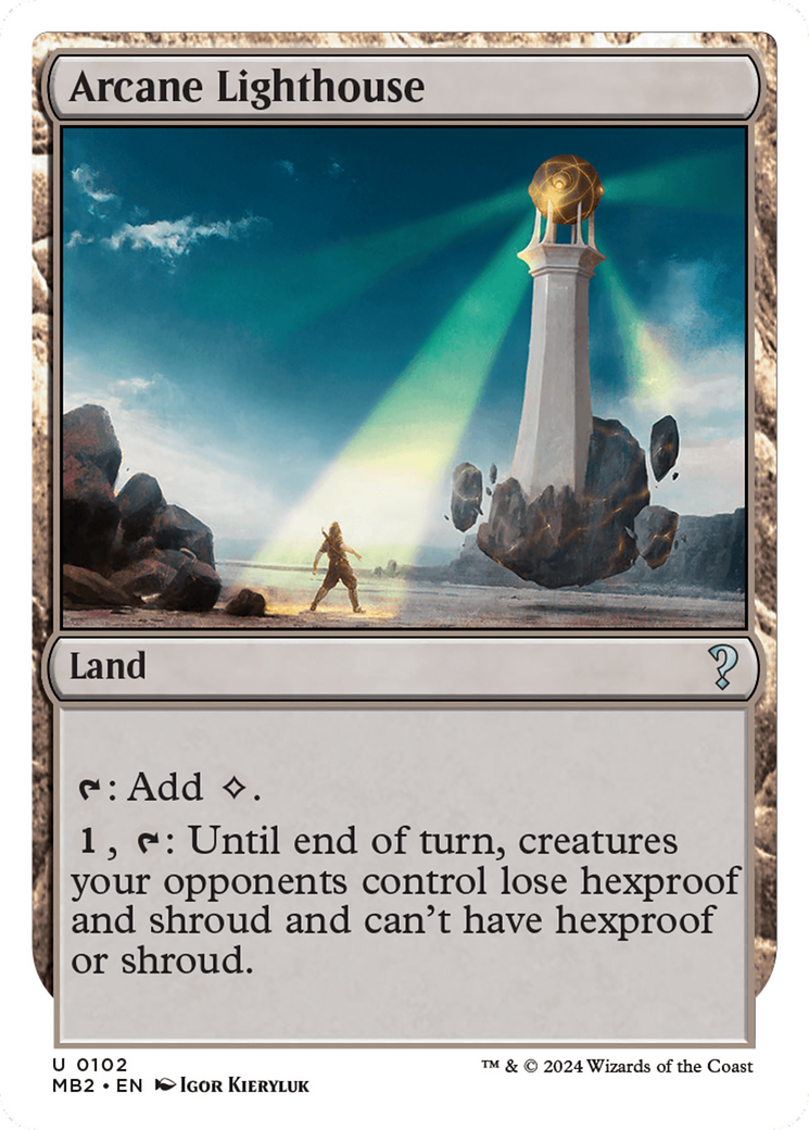 Arcane Lighthouse (White Border) [Mystery Booster 2] | Galactic Gamez