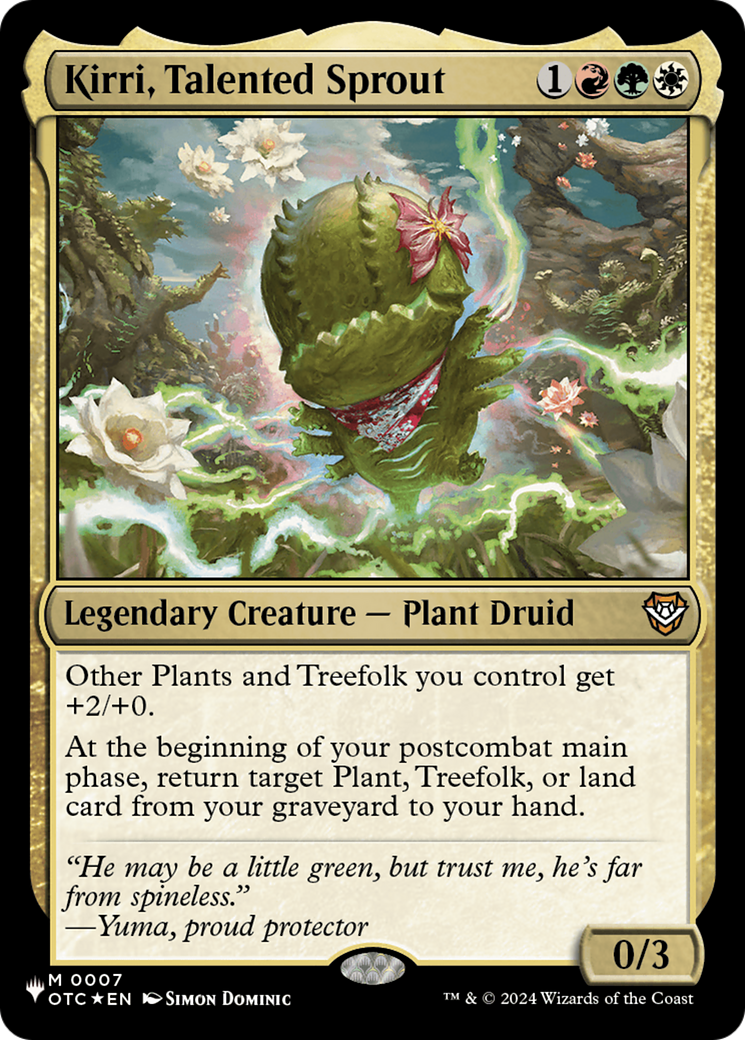 Kirri, Talented Sprout (OTC) [The List] | Galactic Gamez