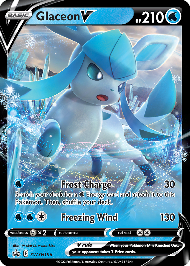 Glaceon V (SWSH196) [Sword & Shield: Black Star Promos] | Galactic Gamez