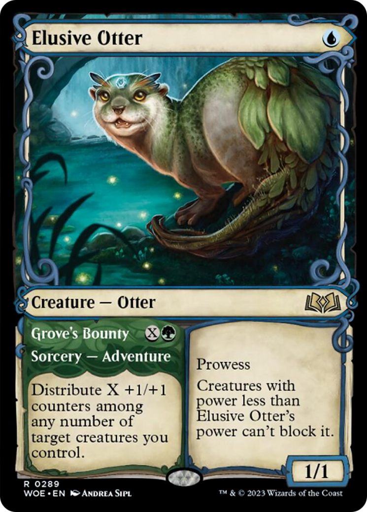 Elusive Otter // Grove's Bounty (Showcase) [Wilds of Eldraine] | Galactic Gamez