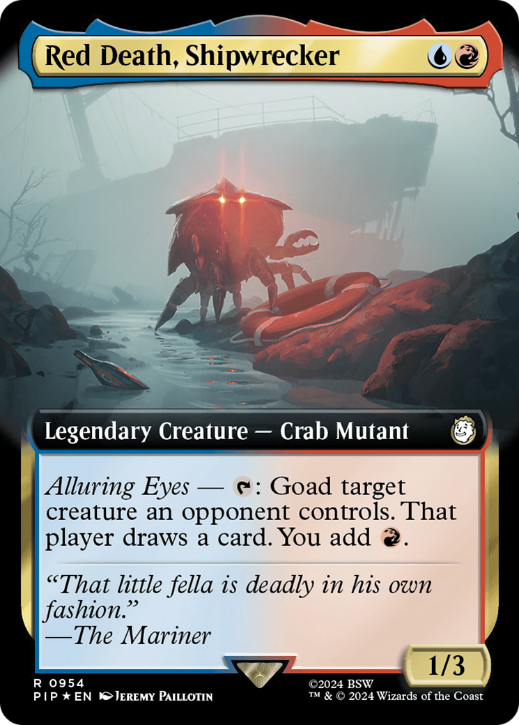 Red Death, Shipwrecker (Extended Art) (Surge Foil) [Fallout] | Galactic Gamez