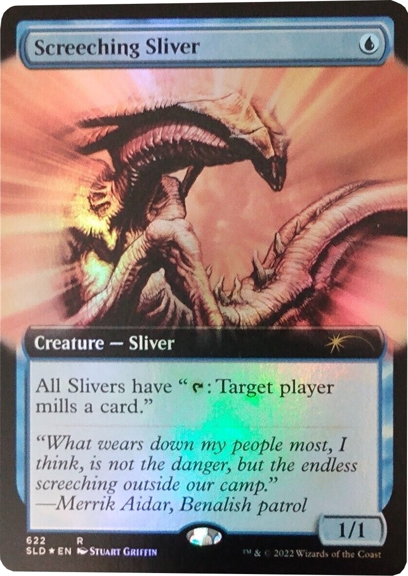 Screeching Sliver (Extended Art) [Secret Lair Drop Promos] | Galactic Gamez