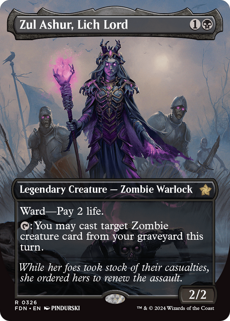 Zul Ashur, Lich Lord (Borderless) [Foundations] | Galactic Gamez