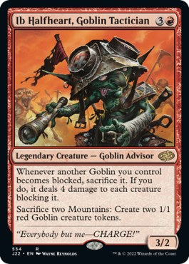 Ib Halfheart, Goblin Tactician [Jumpstart 2022] | Galactic Gamez
