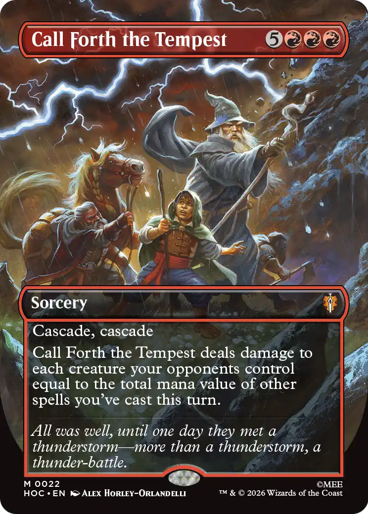 Call Forth the Tempest (Borderless) [The Hobbit: Eternal-Legal] | Galactic Gamez