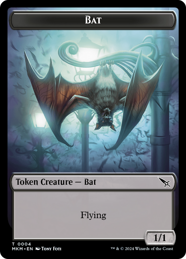 Bat Token [Murders at Karlov Manor Tokens] | Galactic Gamez