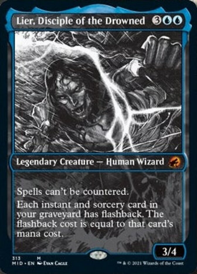 Lier, Disciple of the Drowned (Showcase Eternal Night) [Innistrad: Midnight Hunt] | Galactic Gamez