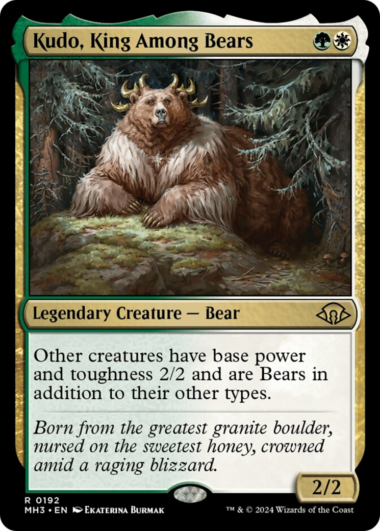 Kudo, King Among Bears [Modern Horizons 3] | Galactic Gamez