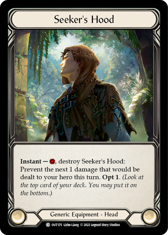Seeker's Hood [OUT175] (Outsiders)  Cold Foil | Galactic Gamez