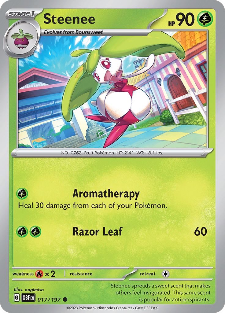 Steenee (017/197) [Scarlet & Violet: Obsidian Flames] | Galactic Gamez