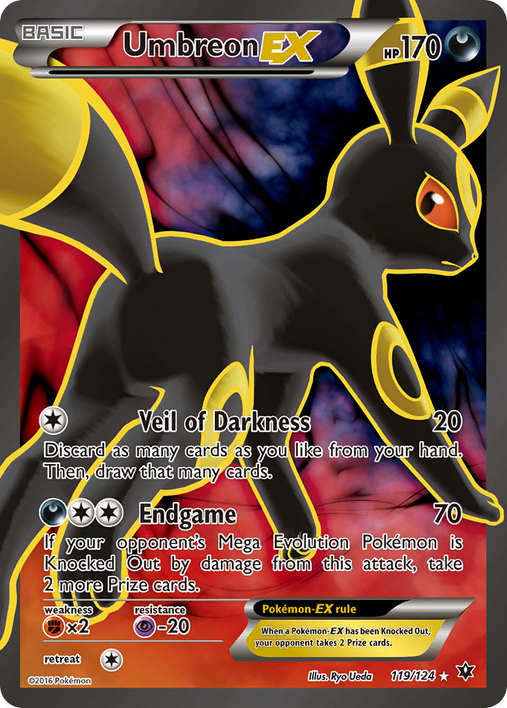 Umbreon EX (119/124) [XY: Fates Collide] | Galactic Gamez