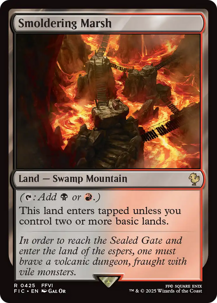 Smoldering Marsh [FINAL FANTASY Commander] | Galactic Gamez
