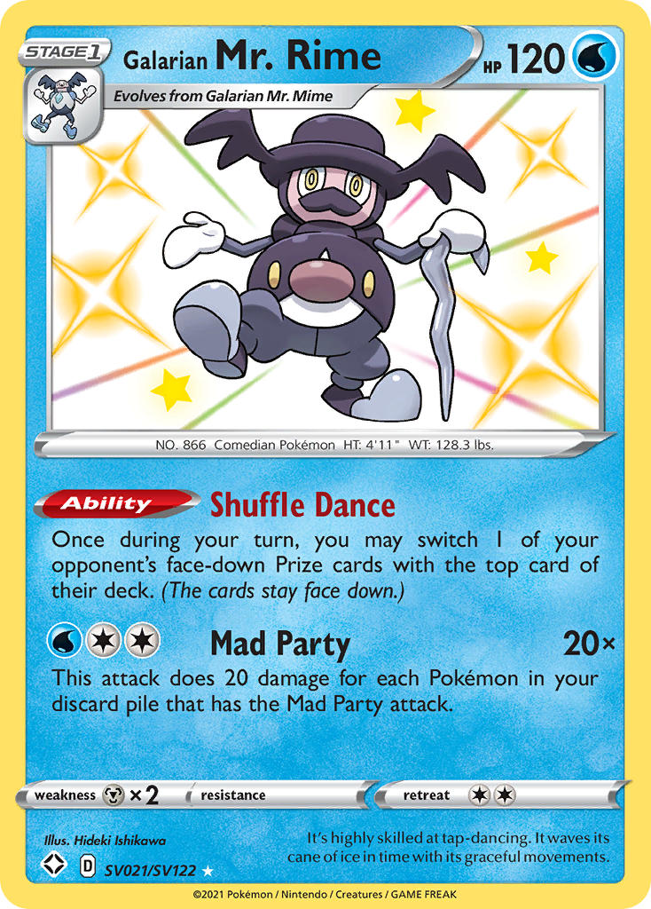 Galarian Mr. Rime (SV021/SV122) [Sword & Shield: Shining Fates] | Galactic Gamez