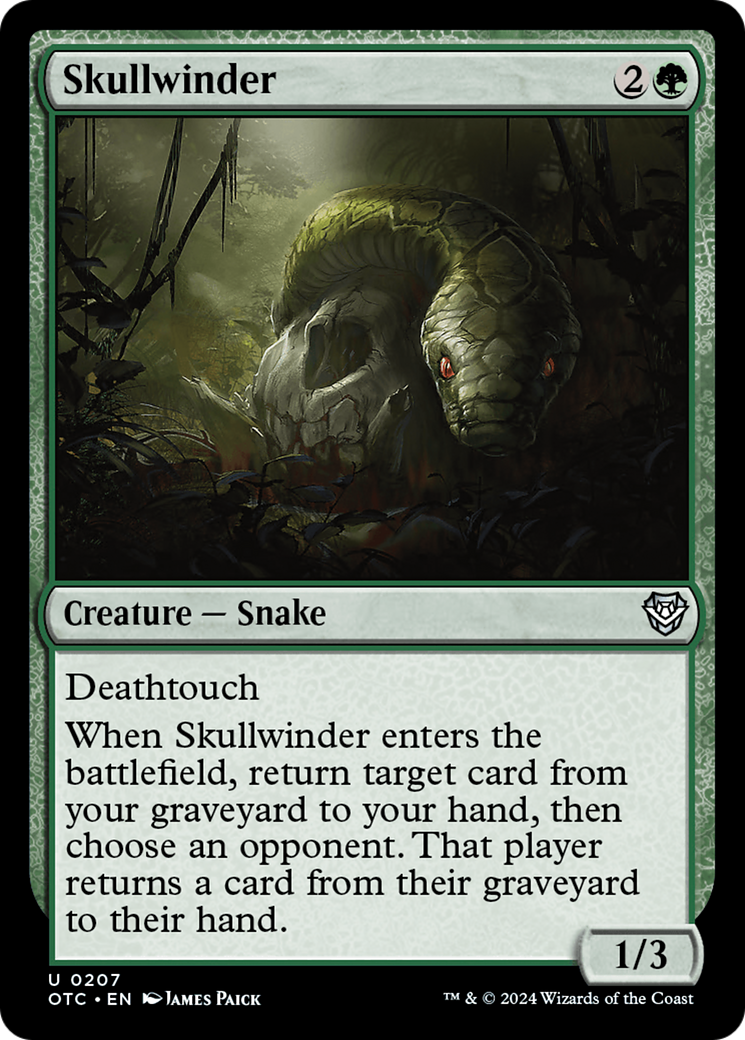 Skullwinder [Outlaws of Thunder Junction Commander] | Galactic Gamez