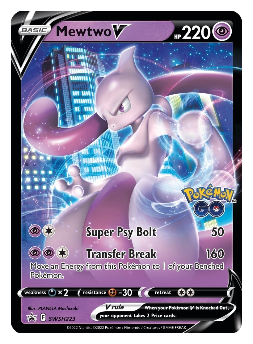 Mewtwo V (SWSH223) [Sword & Shield: Black Star Promos] | Galactic Gamez