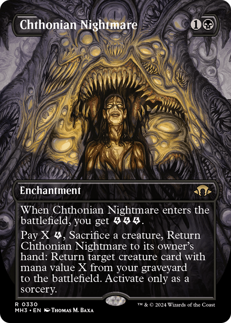 Chthonian Nightmare (Borderless) [Modern Horizons 3] | Galactic Gamez