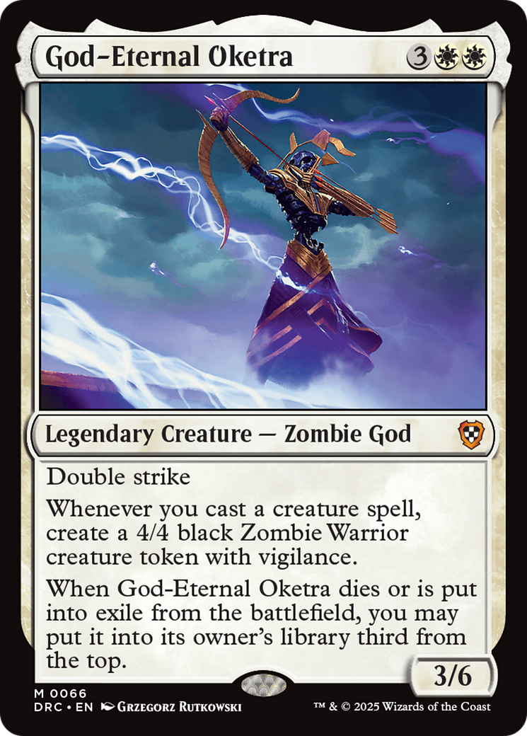 God-Eternal Oketra [Aetherdrift Commander] | Galactic Gamez