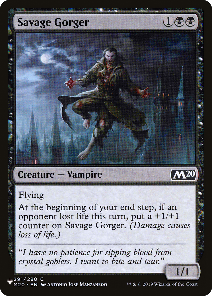 Savage Gorger [The List] | Galactic Gamez