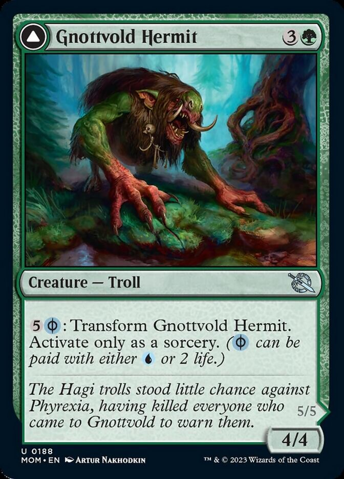 Gnottvold Hermit // Chrome Host Hulk [March of the Machine] | Galactic Gamez