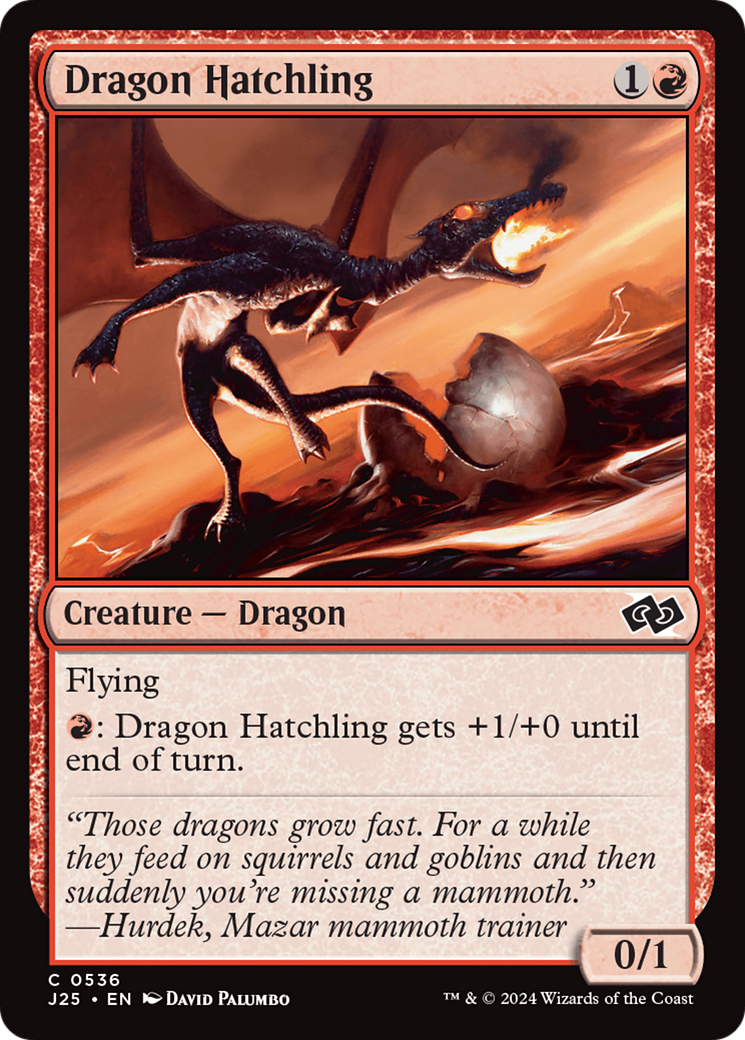 Dragon Hatchling [Foundations Jumpstart] | Galactic Gamez